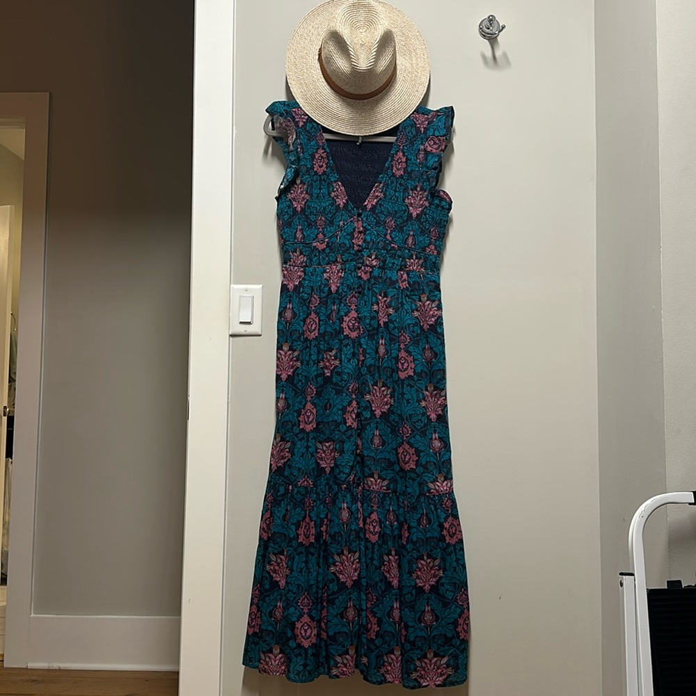 The Peregrine midi dress by Anthropologie